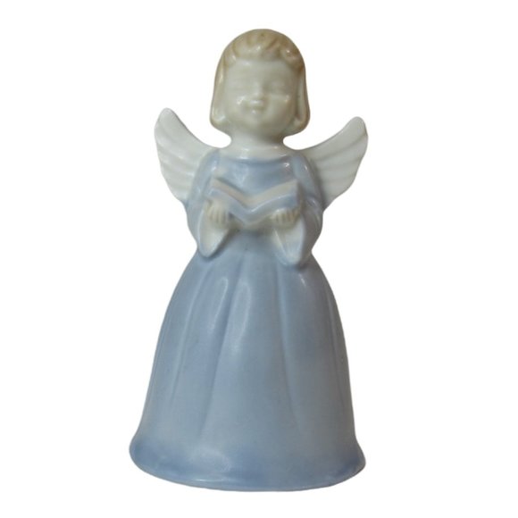 CCCC Japan Porcelain Angel Bell Figurine - Picture 1 of 7